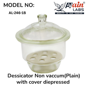 Dessicator Vaccum with Cover Diepressed 150MM AL-246-1B