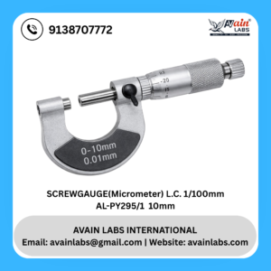 SCREW GAUGE (Micrometer) L.C. 1/100mm 10mm AL-PY295-1