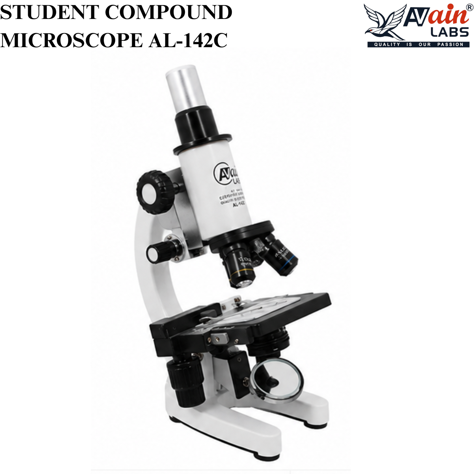 AVAIN LABS® STUDENT COMPOUND MICROSCOPE - Image 13