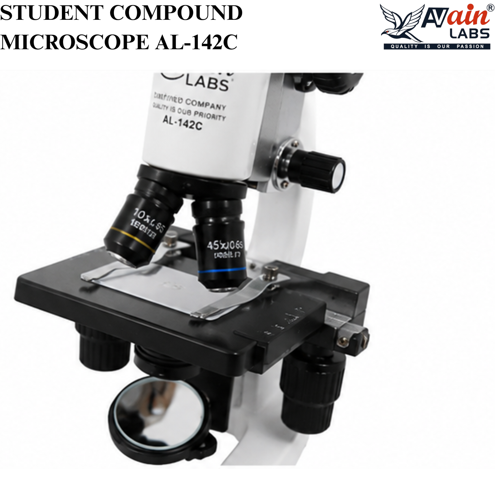 AVAIN LABS® STUDENT COMPOUND MICROSCOPE - Image 16