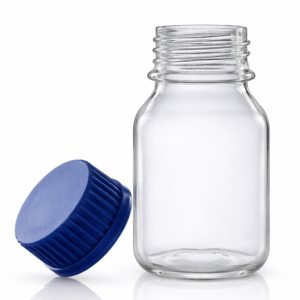 Reagent BOTTLE, Clear Screw Neck Wide Mouth Gl-45 30ML AL-254A