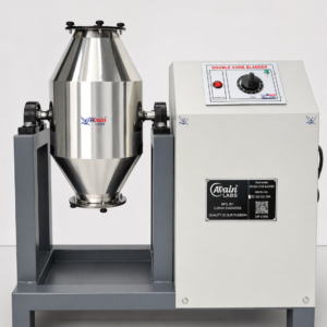 Double Cone Blender 5ltr. Cap Industrial Model with gear motor with buff AL-657B