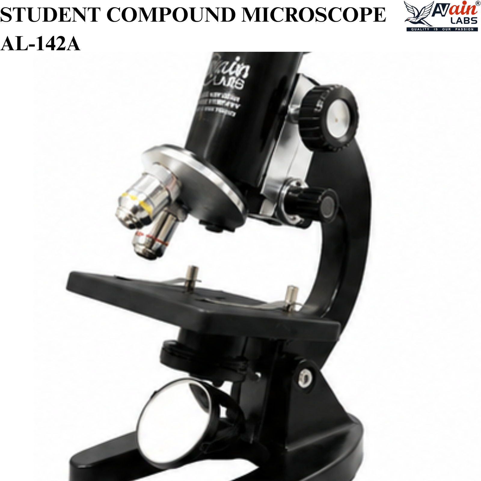 AVAIN LABS® STUDENT COMPOUND MICROSCOPE - Image 6
