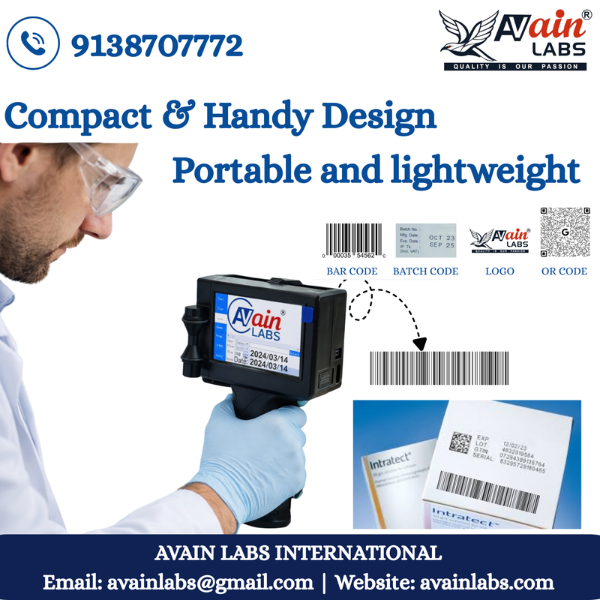 Handy Inkjet Coding Machine With HP Cartridge (12.7mm) AL-853D - Image 6
