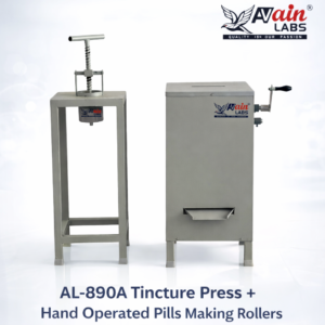AVAIN LABS® Pills Making Machine Tincture Press + Hand Operated Pills Making Rollers AL-890A