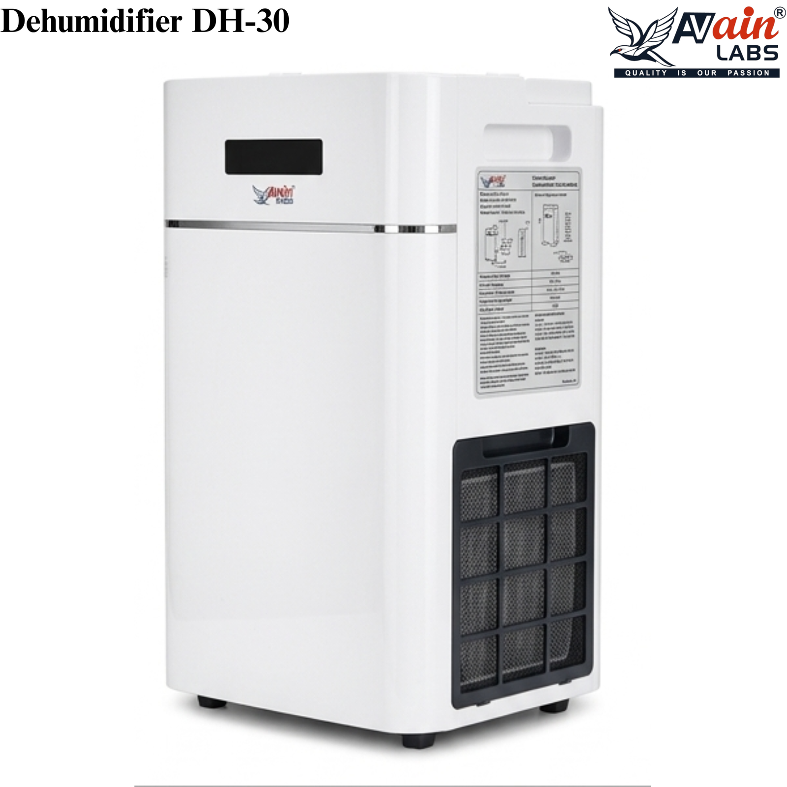 AVAIN LABS® Dehumidifier DH-30 - Image 3