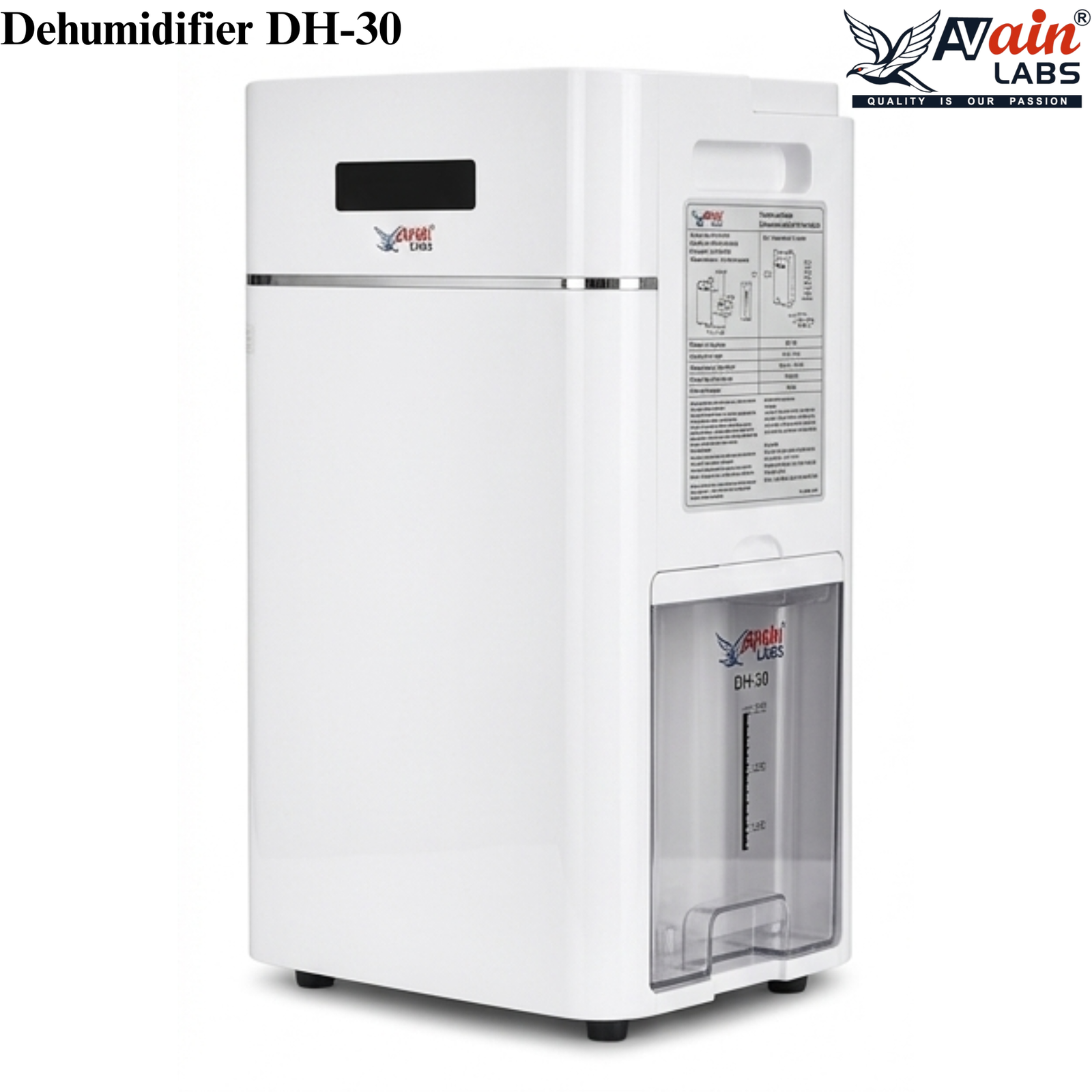 AVAIN LABS® Dehumidifier DH-30 - Image 2