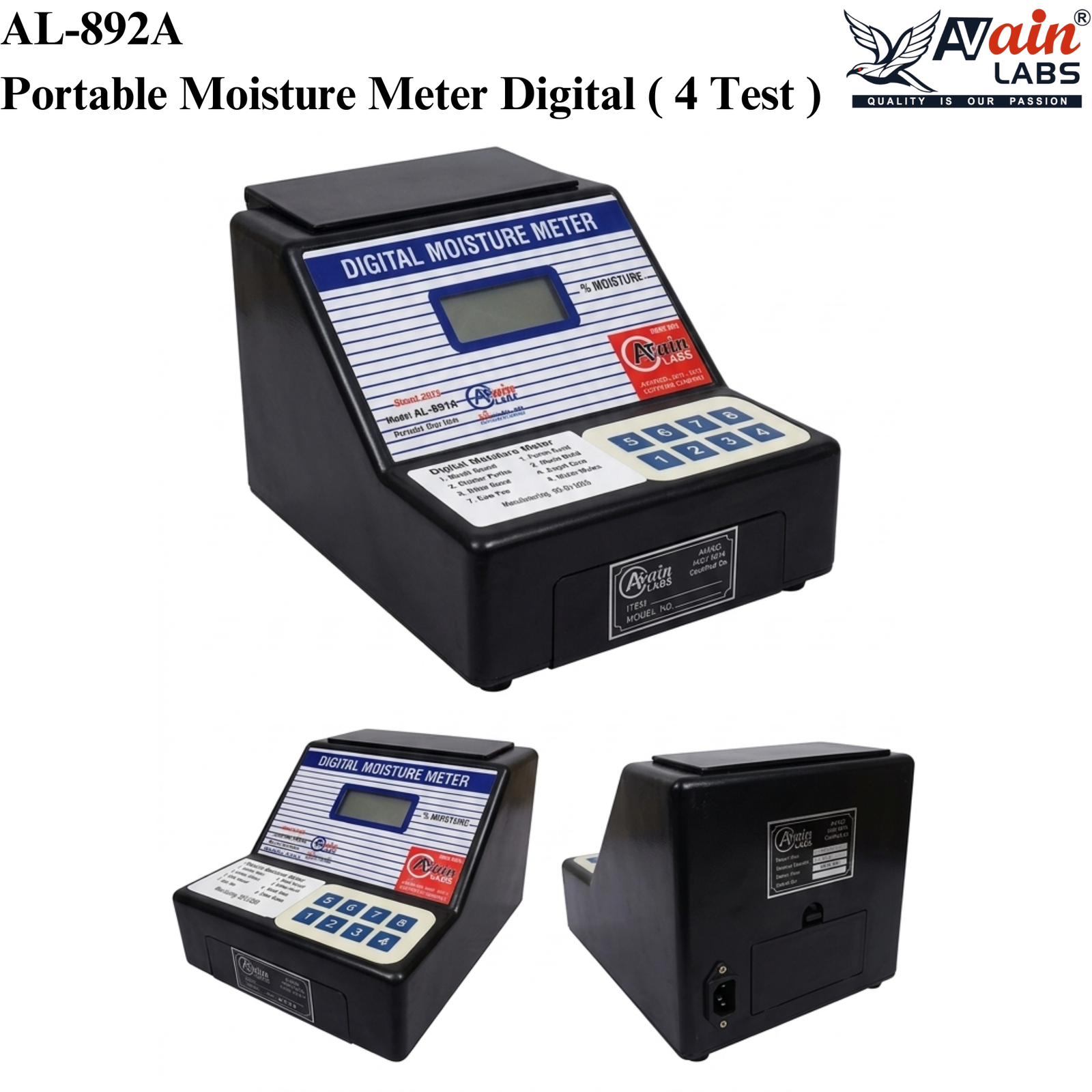 AVAIN LABS® Portable Moisture Meter Digital - Image 3