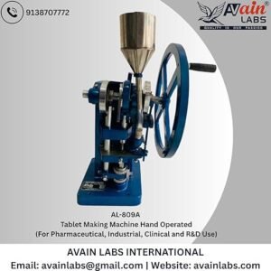 AVAIN LABS® Tablet Making Machine (Punching Machine) Hand Operated AL-809A