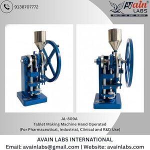 Tablet Making Machine (Punching Machine) – Hand Operated Model AL-809A For Pharmaceutical, Industrial (5)