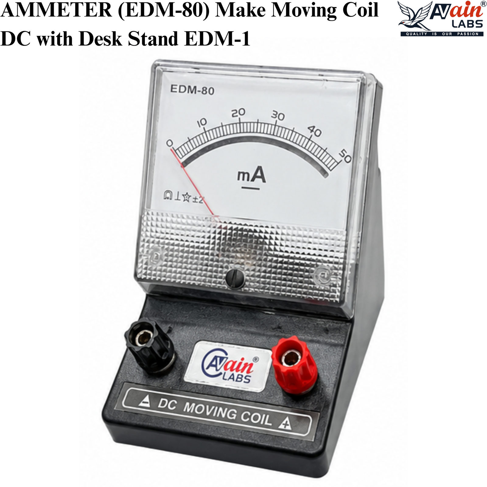 AVAIN LABS® AMMETER (EDM-80) Make Moving Coil - Image 5