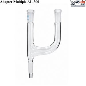 AVAIN LABS® Adapter Multiple With Two Parallel Neck with sockets & one cone at the bottom