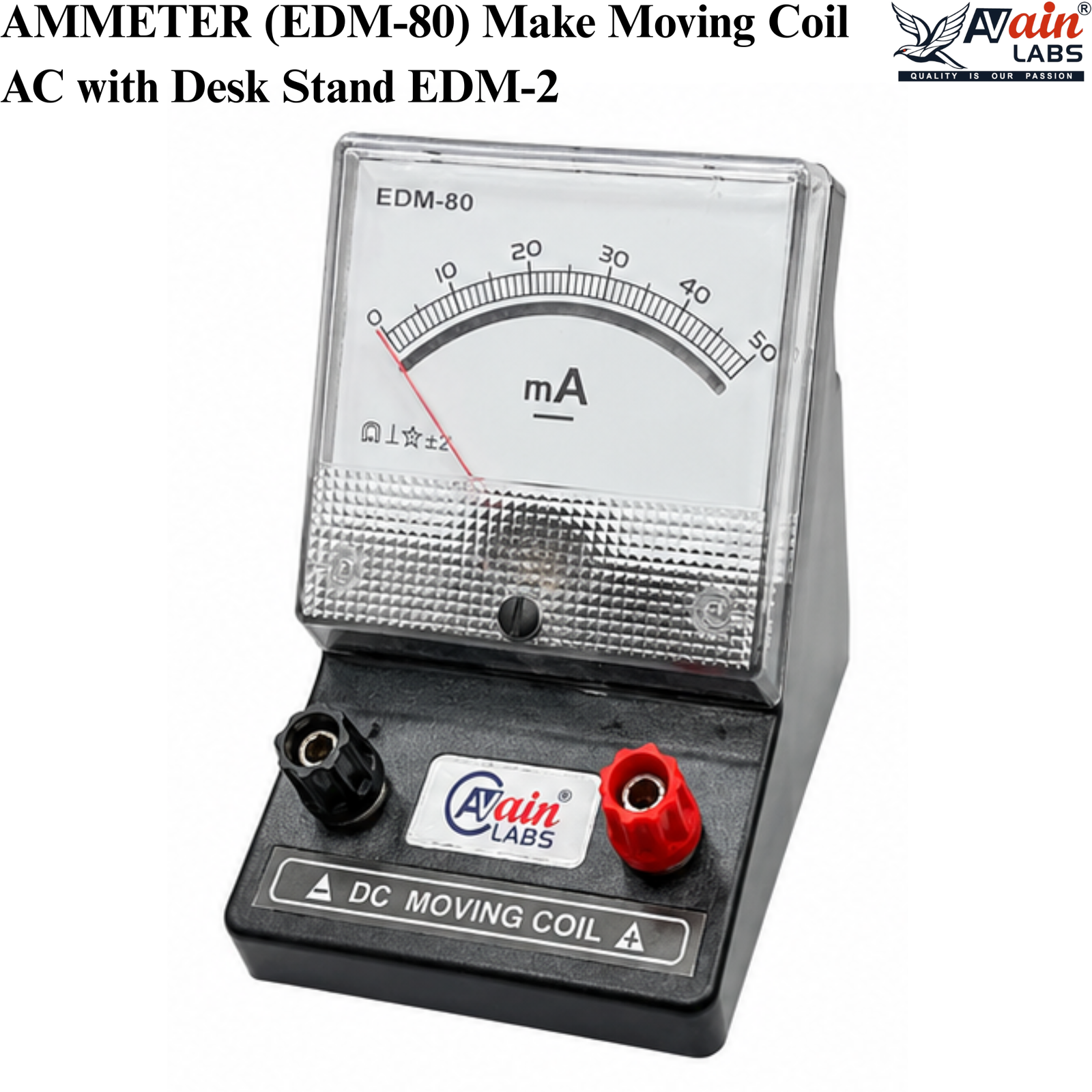 AVAIN LABS® AMMETER (EDM-80) Make Moving Coil - Image 8