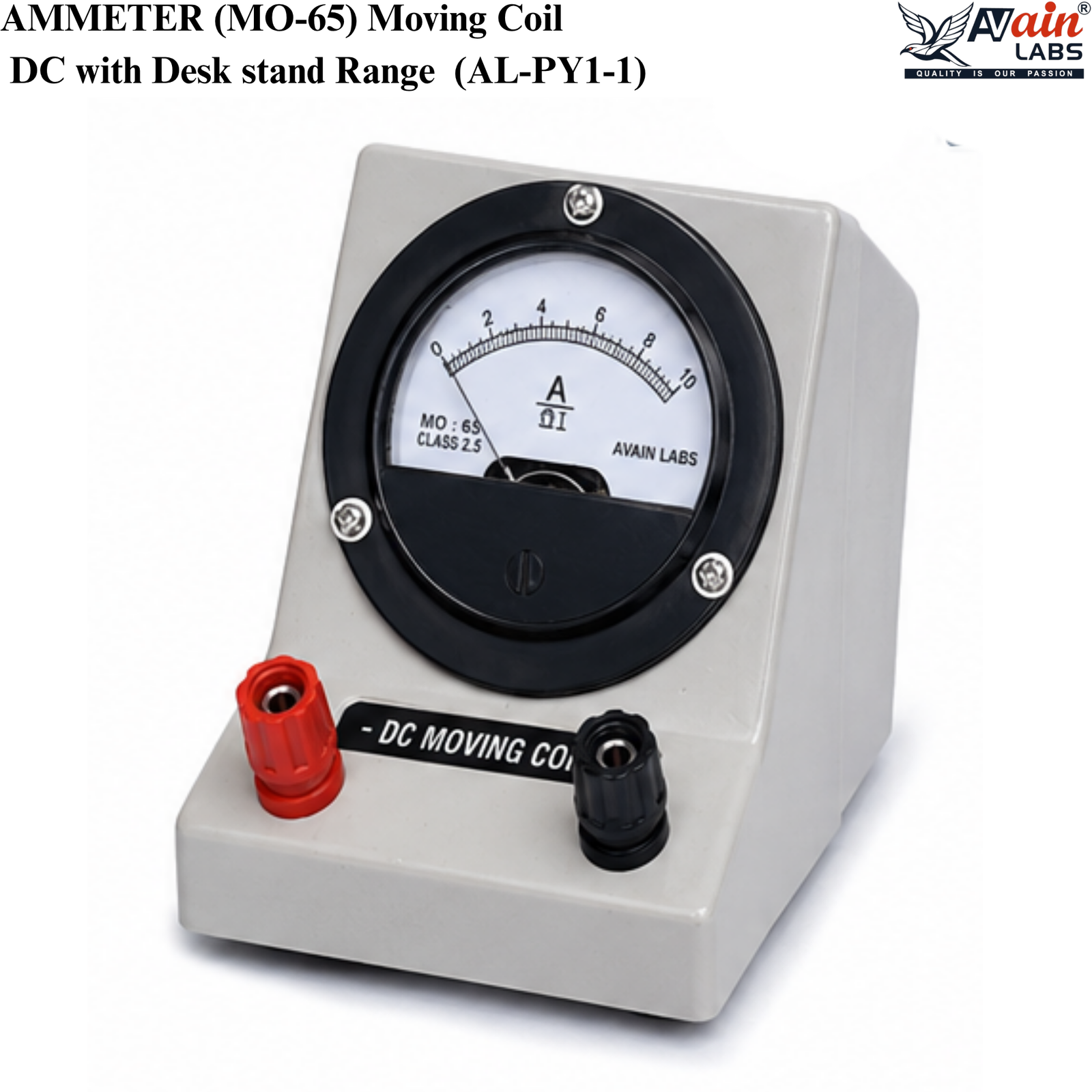 AVAIN LABS® AMMETER (MO-65) Make Moving Coil - Image 3