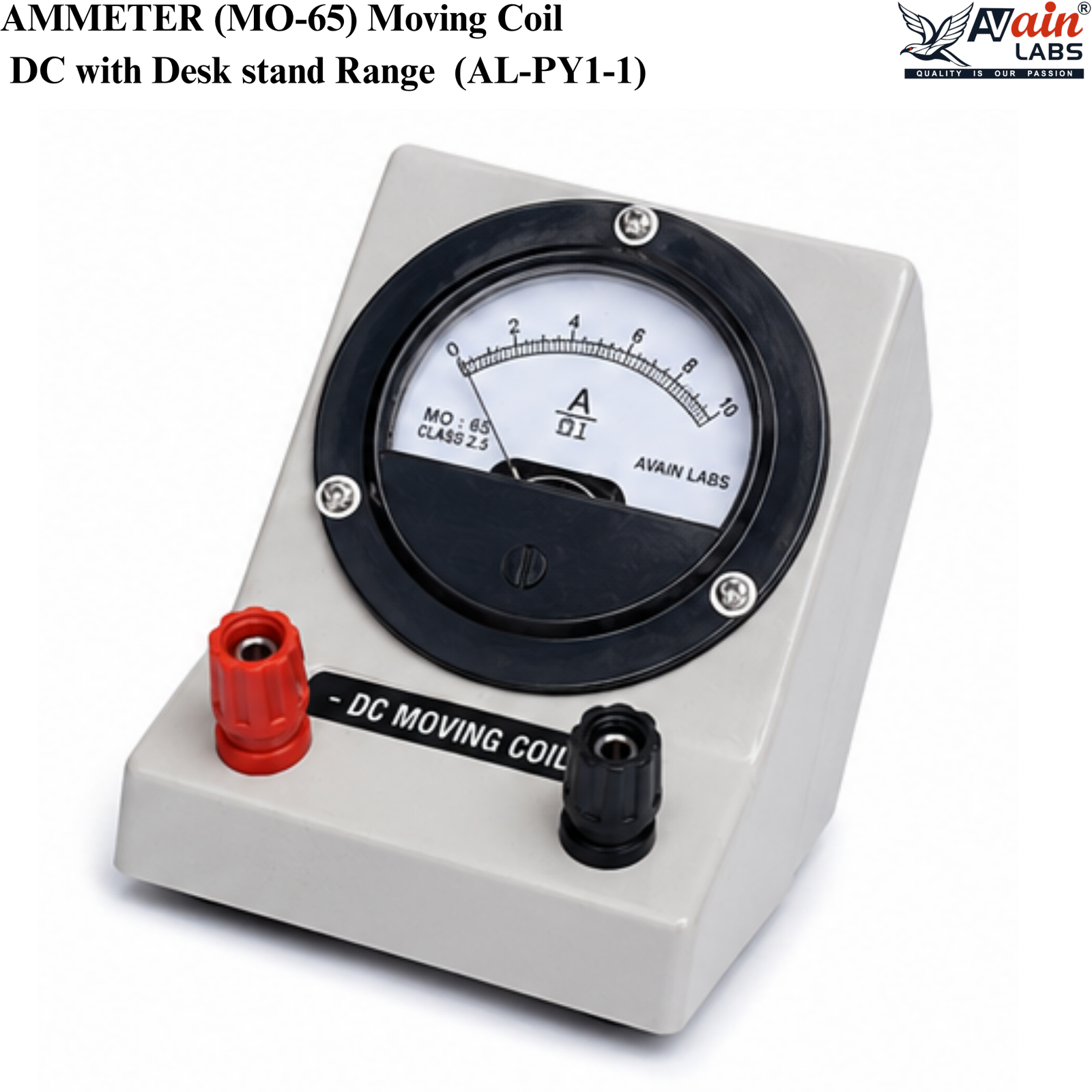 AVAIN LABS® AMMETER (MO-65) Make Moving Coil - Image 2