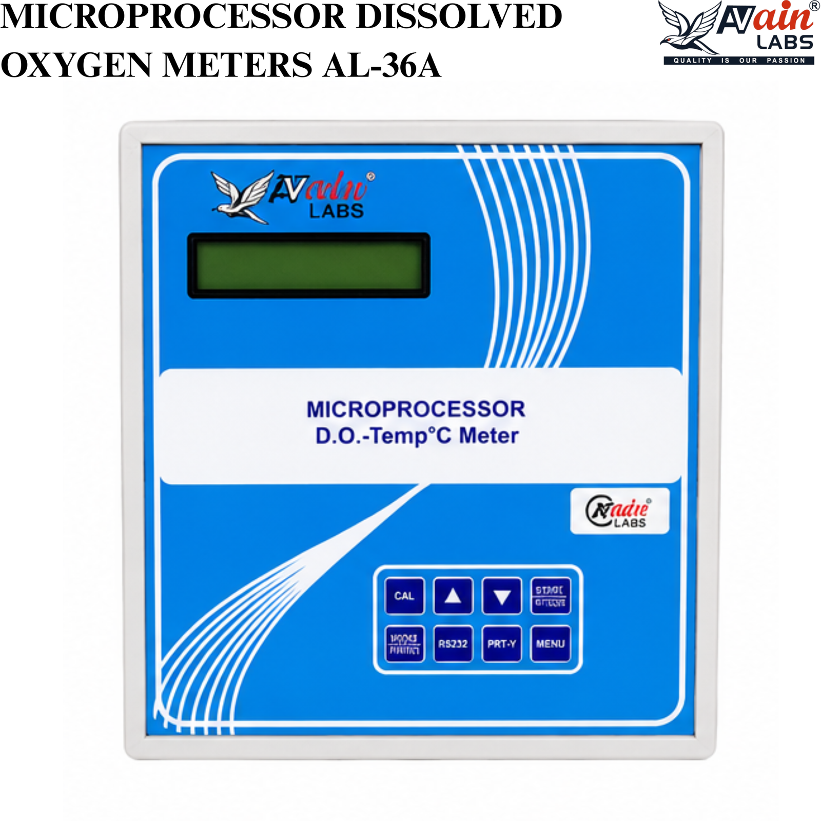AVAIN LABS® MICROPROCESSOR DISSOLVED OXYGEN METER AL-36A - Image 3