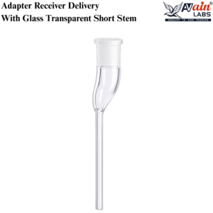 AVAIN LABS® Adapter Receiver Delivery With Glass Transparent Short Stem