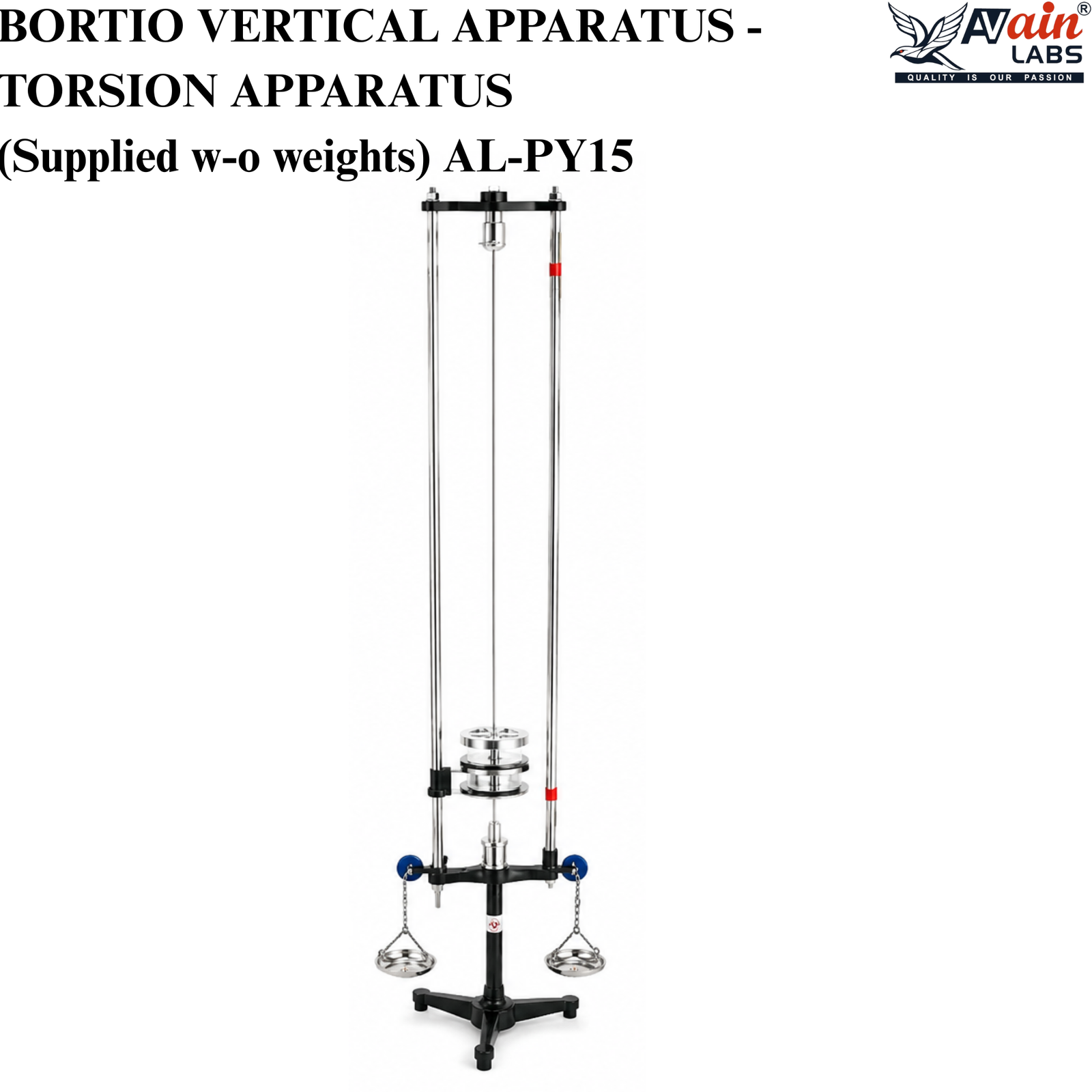 AVAIN LABS® BORTIO VERTICAL APPARATUS - TORSION APPARATUS (Supplied w-o weights) AL-PY15 - Image 3