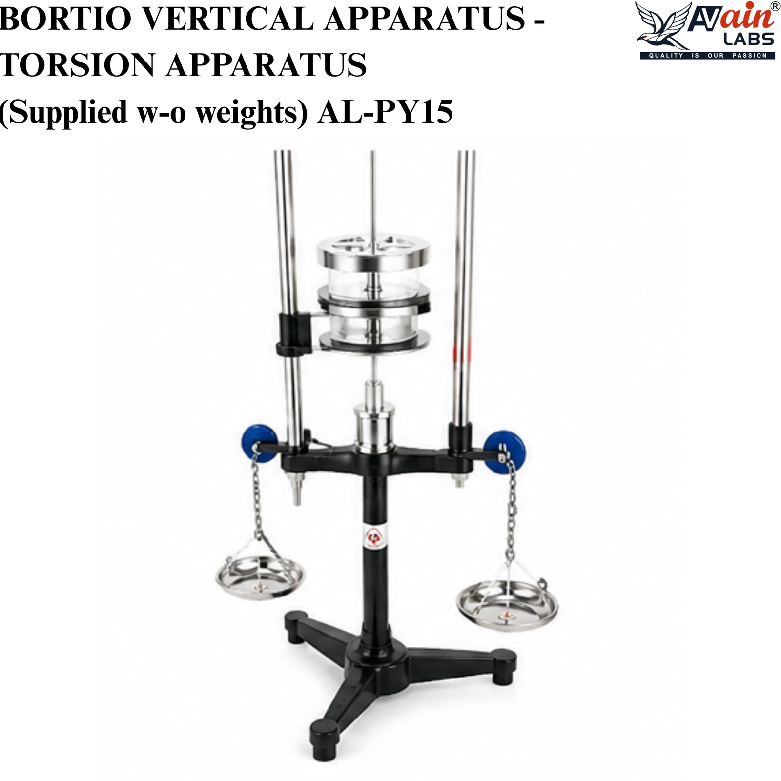 AVAIN LABS® BORTIO VERTICAL APPARATUS - TORSION APPARATUS (Supplied w-o weights) AL-PY15 - Image 4