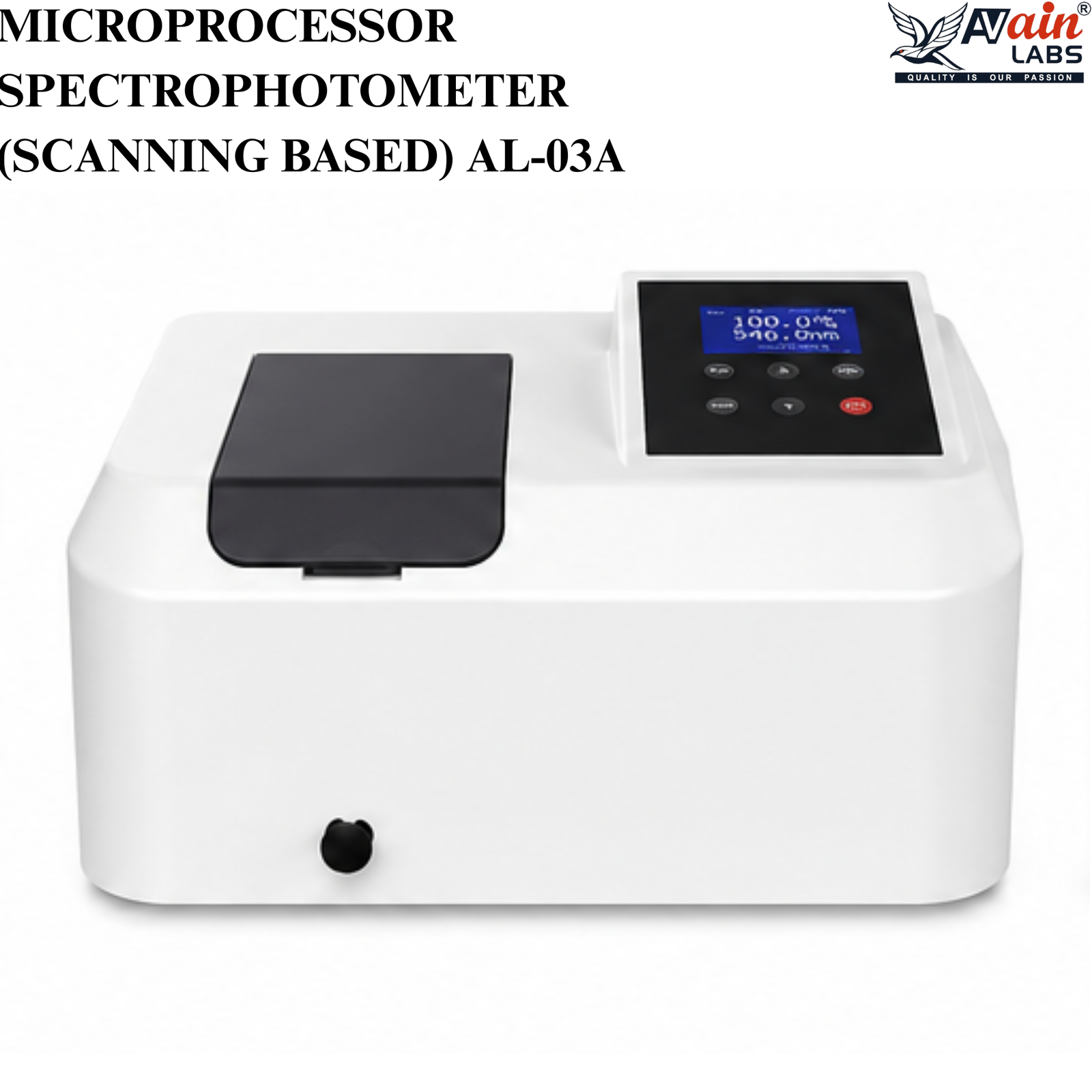 AVAIN LABS® MICROPROCESSOR SPECTROPHOTOMETER (SCANNING BASED) AL-03A - Image 2