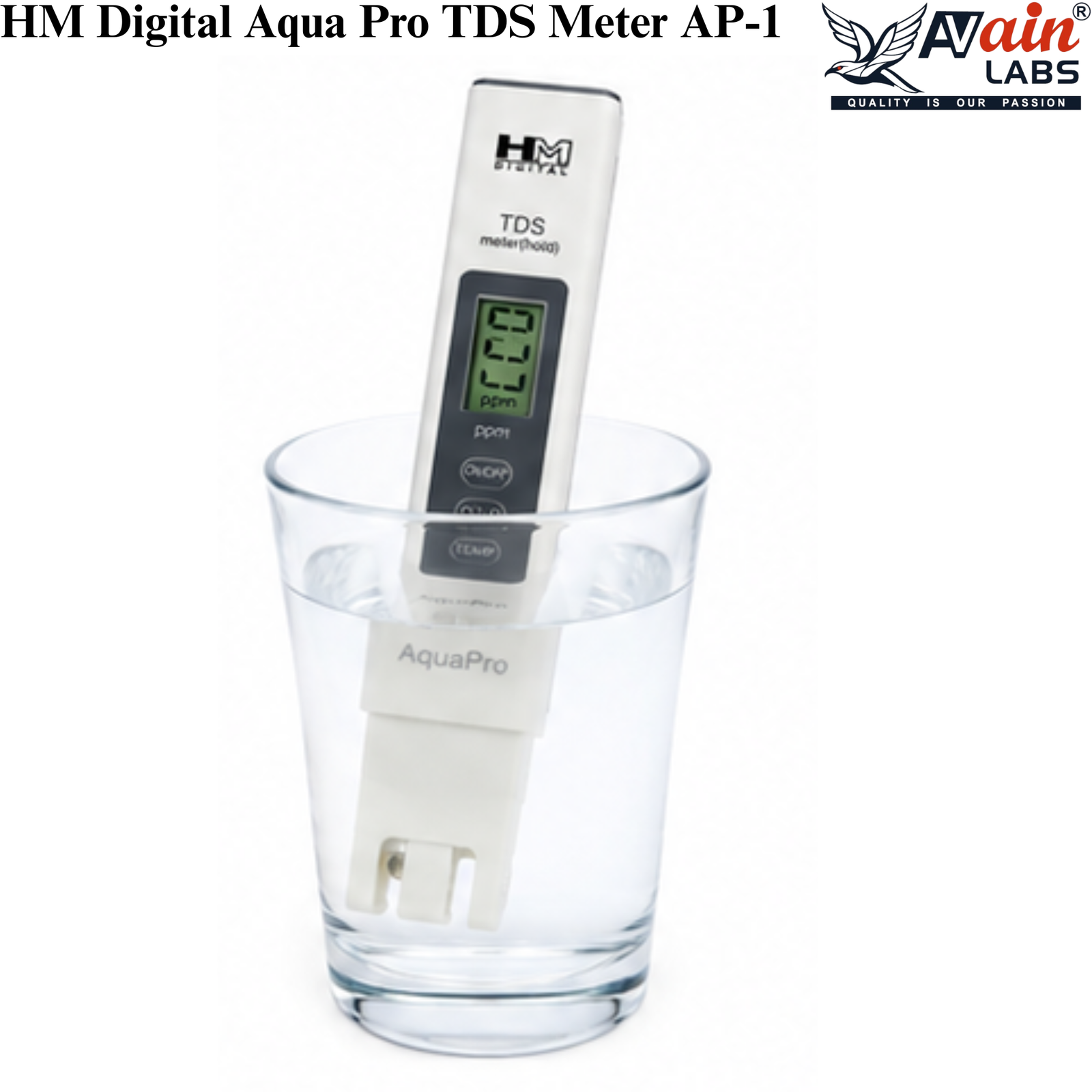 AVAIN LABS® HM Digital Aqua Pro TDS Meter AP-1 - Image 4