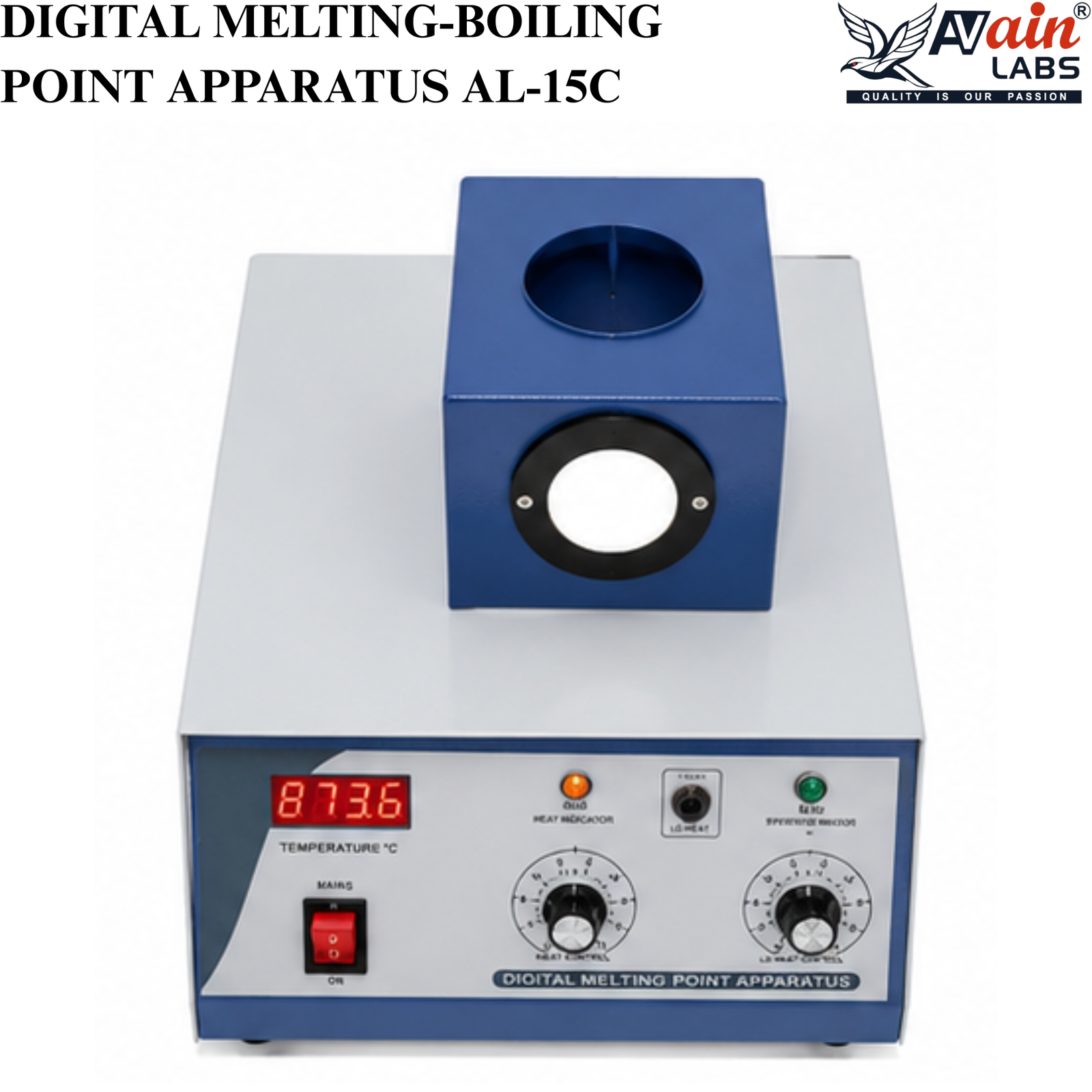 AVAIN LABS® DIGITAL MELTING-BOILING POINT APPARATUS AL-15C - Image 4