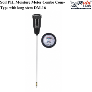 AVAIN LABS® Soil PH, Moisture Meter Combo Cone-Type with long stem DM-16
