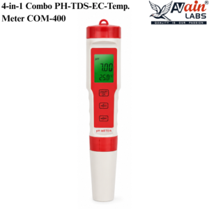 AVAIN LABS® 4-in-1 Combo PH-TDS-EC-Temp. Meter COM-400