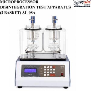 AVAIN LABS® MICROPROCESSOR DISINTEGRATION TEST APPARATUS (2 BASKET) AL-08A