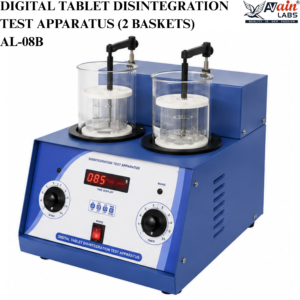 AVAIN LABS® DIGITAL TABLET DISINTEGRATION TEST APPARATUS (2 BASKETS) AL-08B