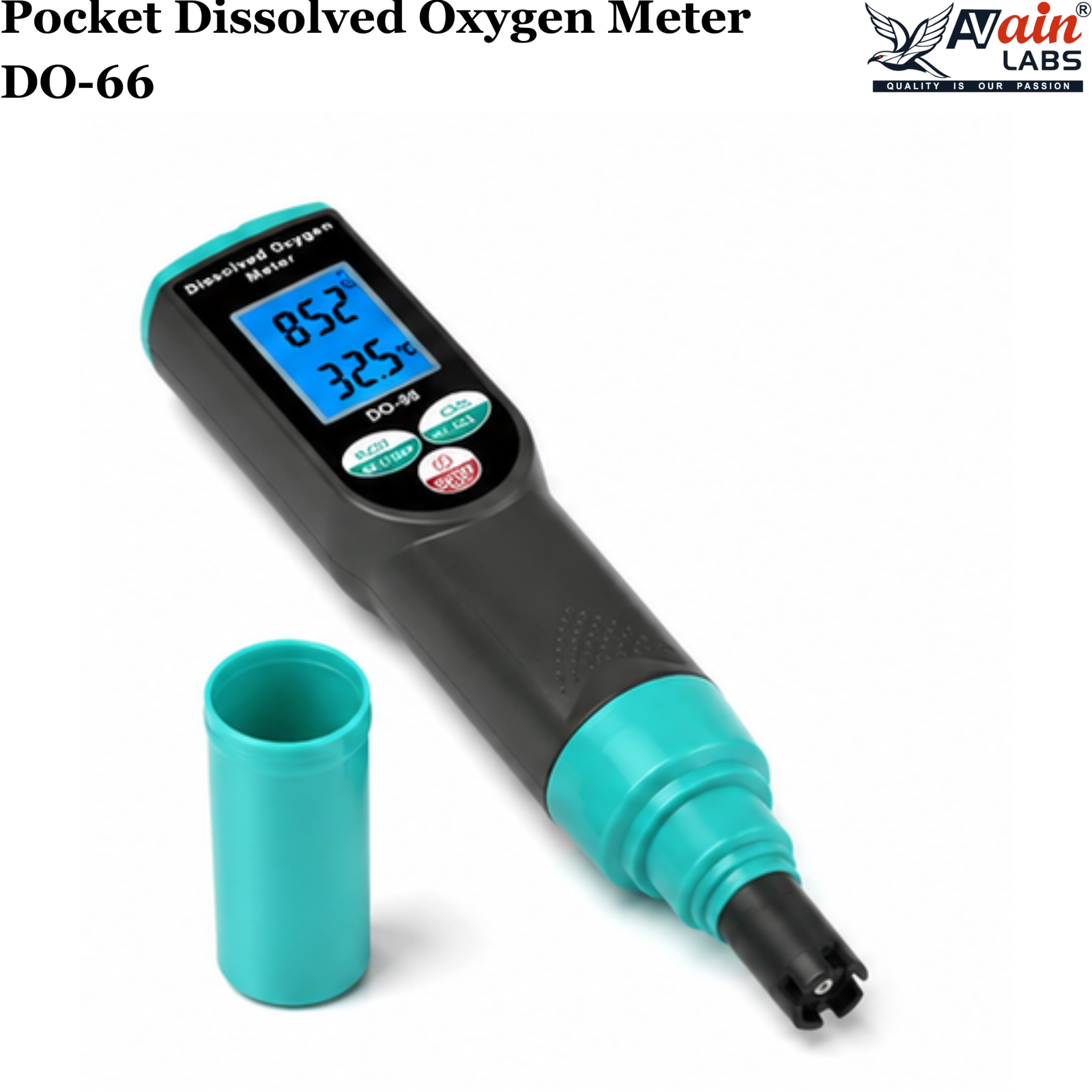 AVAIN LABS® Pocket Dissolved Oxygen Meter DO-66 - Image 3