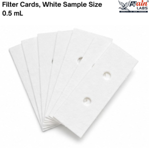 AVAIN LABS® Filter Cards , White Sample Size 0.5 ML