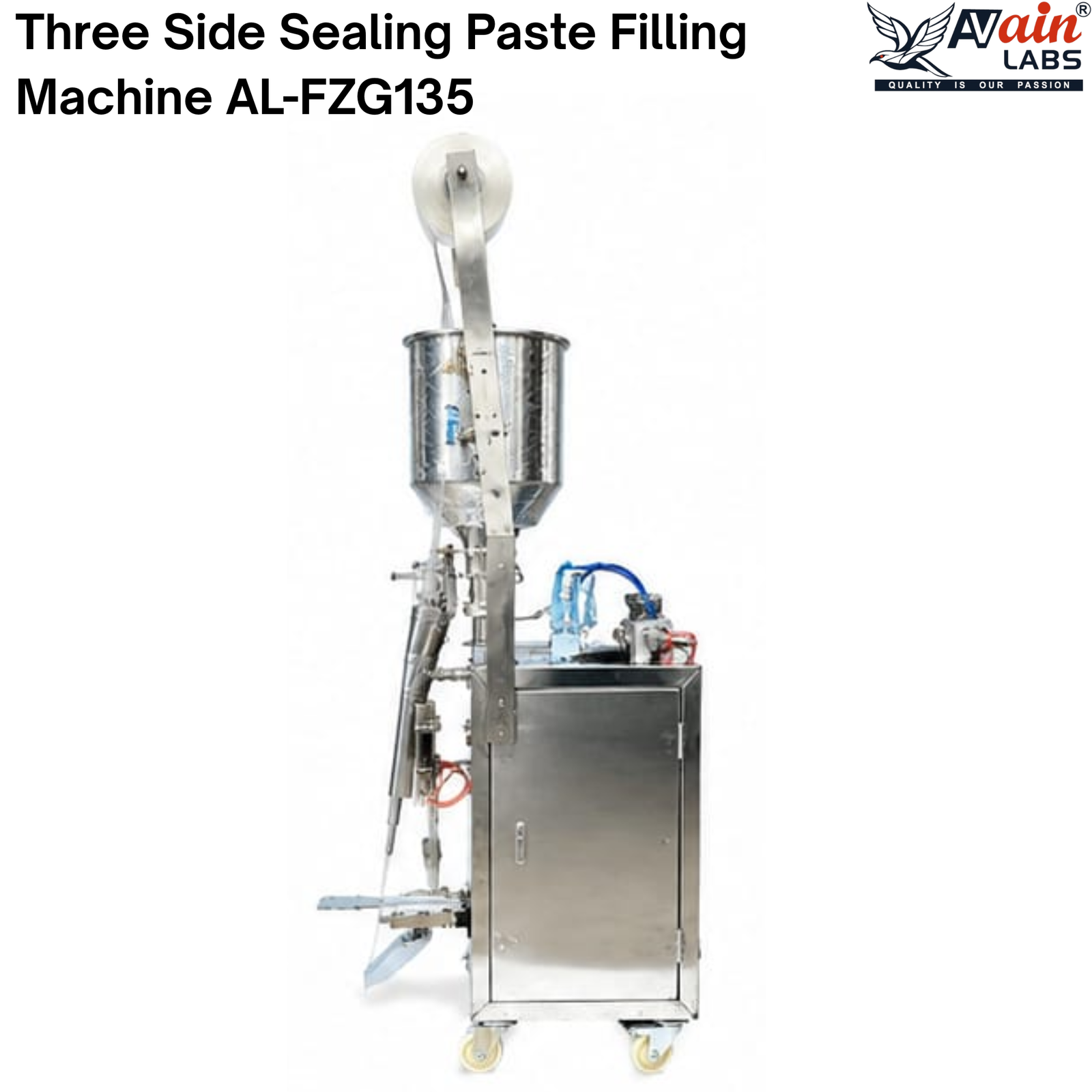 AVAIN LABS® Three Side Sealing Paste Filling Machine AL-FZG135 - Image 4