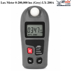 AVAIN LABS® Lux Meter 0-200,000 lux (Grey) LX-200A