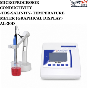 AVAIN LABS® MICROPROCESSOR CONDUCTIVITY -TDS-SALINITY- TEMPERATURE METER (GRAPHICAL DISPLAY) AL-30D
