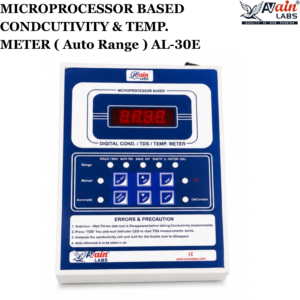 AVAIN LABS® MICROPROCESSOR BASED CONDCUTIVITY & TEMP. METER ( Auto Range ) AL-30E