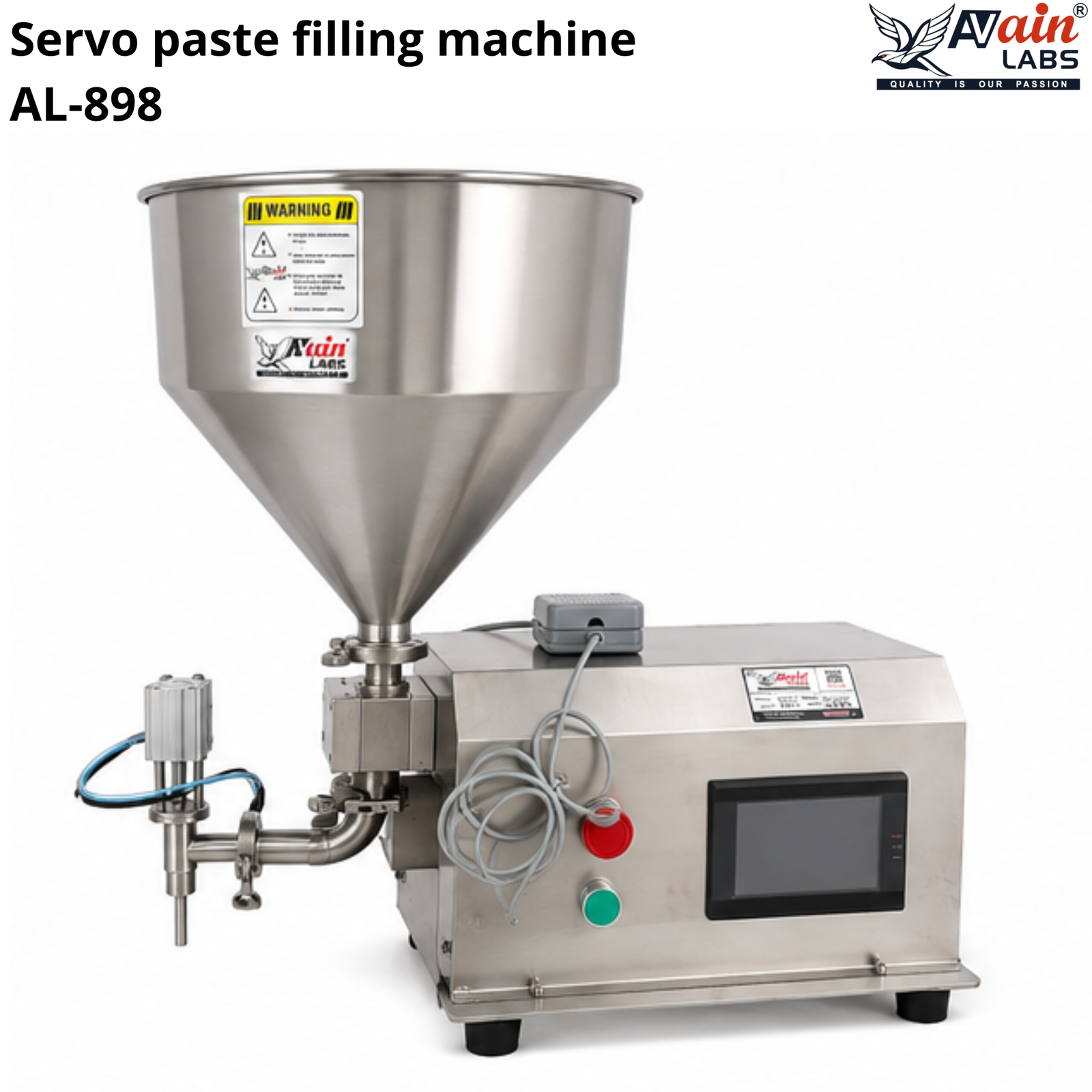 AVAIN LABS® Servo paste filling machine AL-898 - Image 2