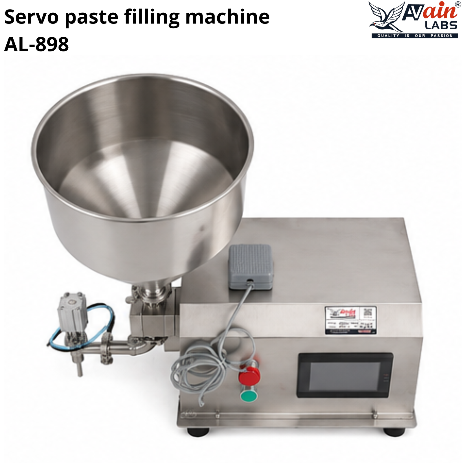 AVAIN LABS® Servo paste filling machine AL-898 - Image 3