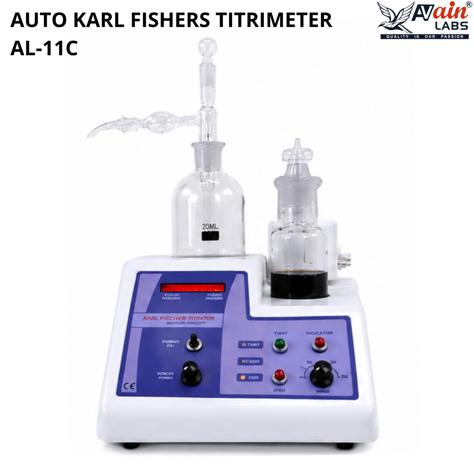 AVAIN LABS® AUTO KARL FISHERS TITRIMETER AL-11C