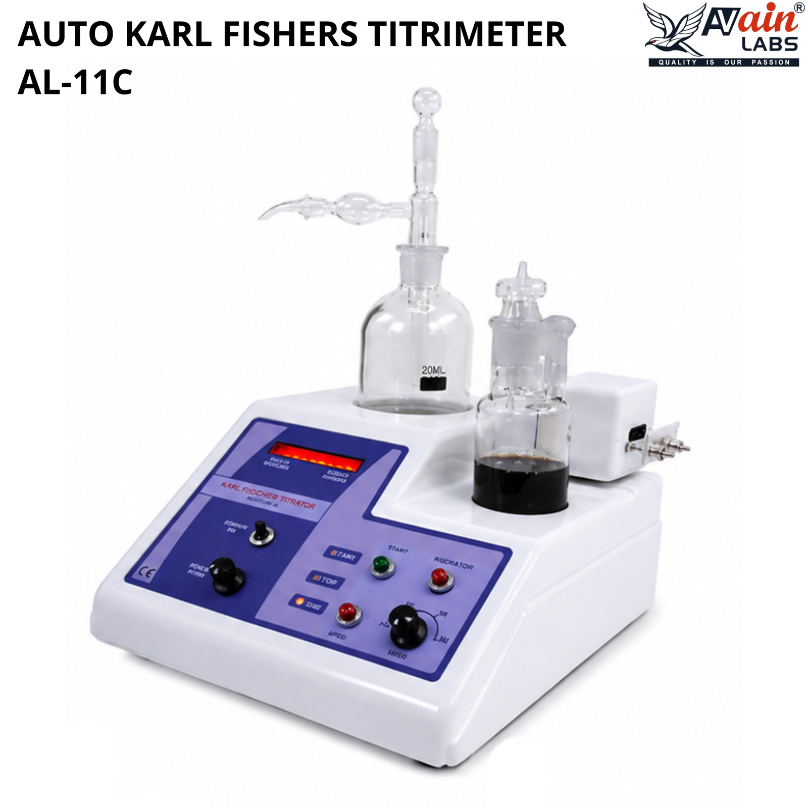 AVAIN LABS® AUTO KARL FISHERS TITRIMETER AL-11C - Image 2
