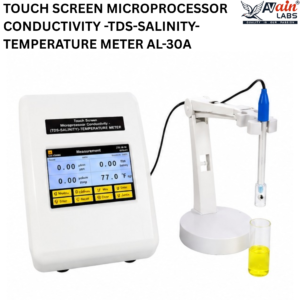 AVAIN LABS® TOUCH SCREEN MICROPROCESSOR CONDUCTIVITY -TDS-SALINITY- TEMPERATURE METER AL-30A