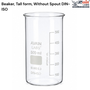 AVAIN LABS® Beaker, Tall form, Without Spout DIN-ISO