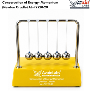 AVAIN LABS® Conservation of Energy- Momentum (Newton Cradle) AL-PY228-20