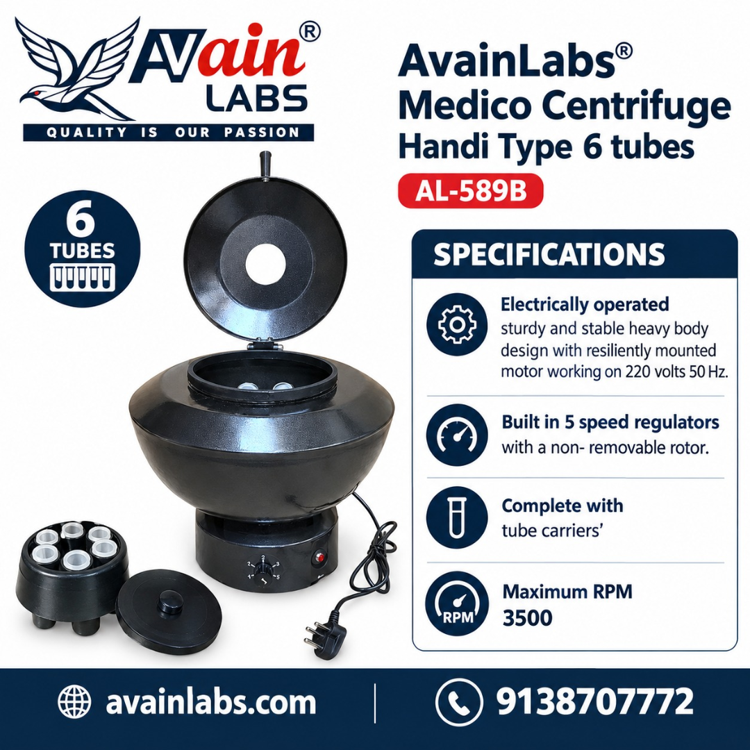 AVAIN LABS® Medico Centrifuge Handi Type - Image 8