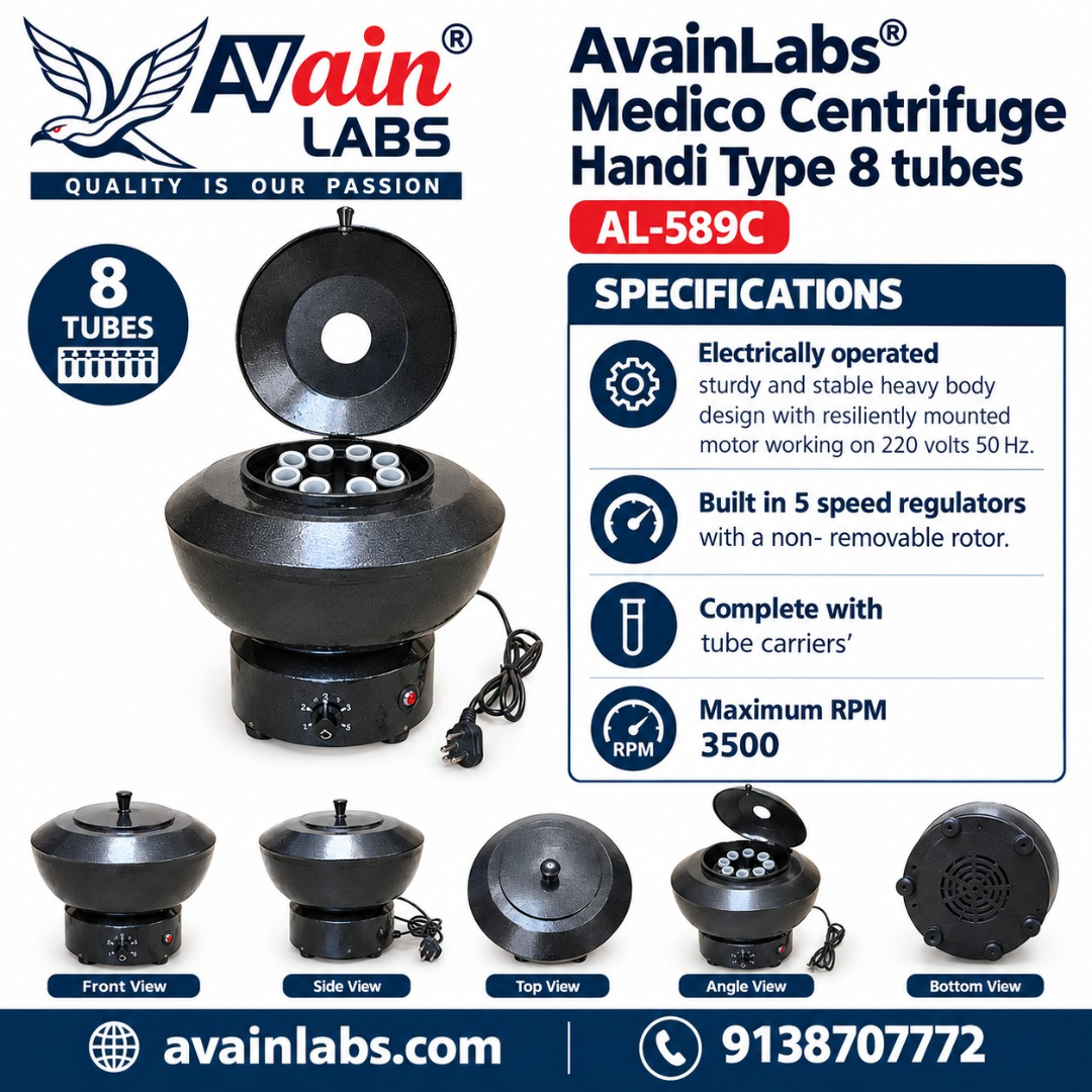 AVAIN LABS® Medico Centrifuge Handi Type - Image 12