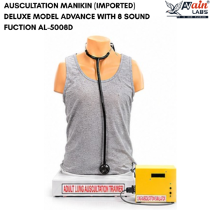 AVAIN LABS® AUSCULTATION MANIKIN DELUXE MODEL ADVANCE WITH 8 SOUND FUCTION AL-5008D