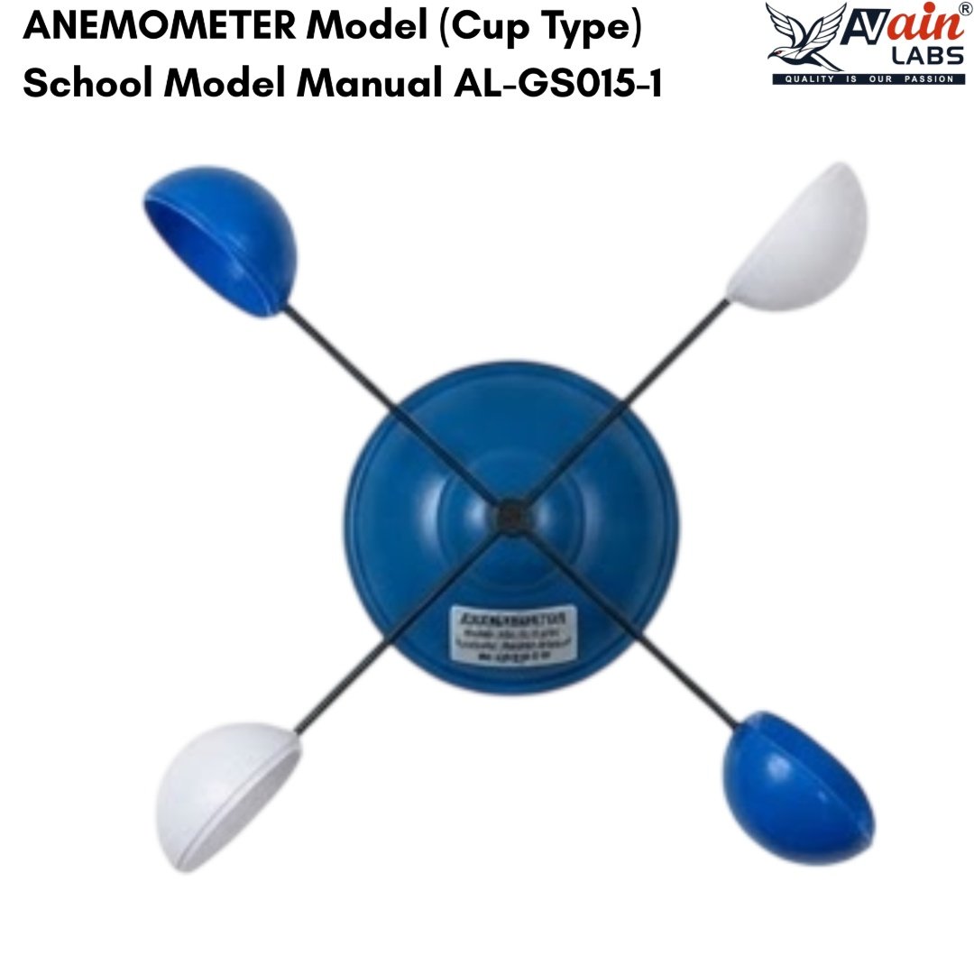 AVAIN LABS® ANEMOMETER Model (Cup Type) School Model Manual AL-GS015-1 - Image 3