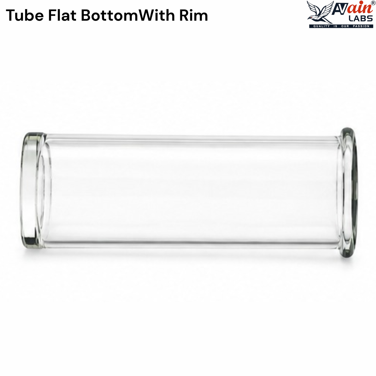 AVAIN LABS® Tube Flat Bottom With Rim - Image 3