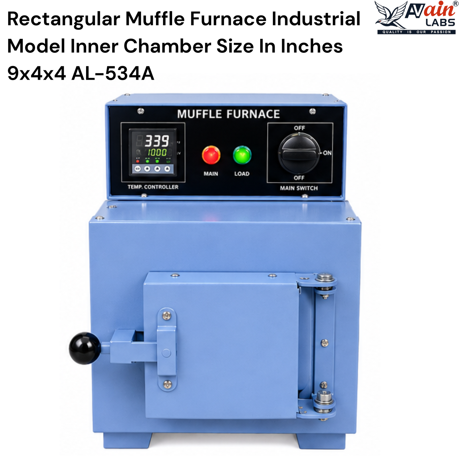 AVAIN LABS® Rectangular Muffle Furnace Industrial Model