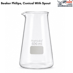 AVAIN LABS® Beaker Philips, Conical With Spout